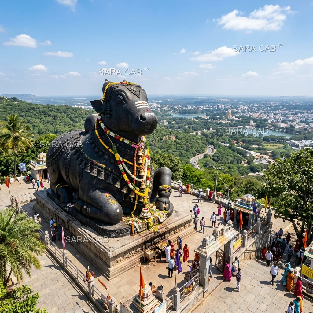 Chamundi Hill Nandi Statue
