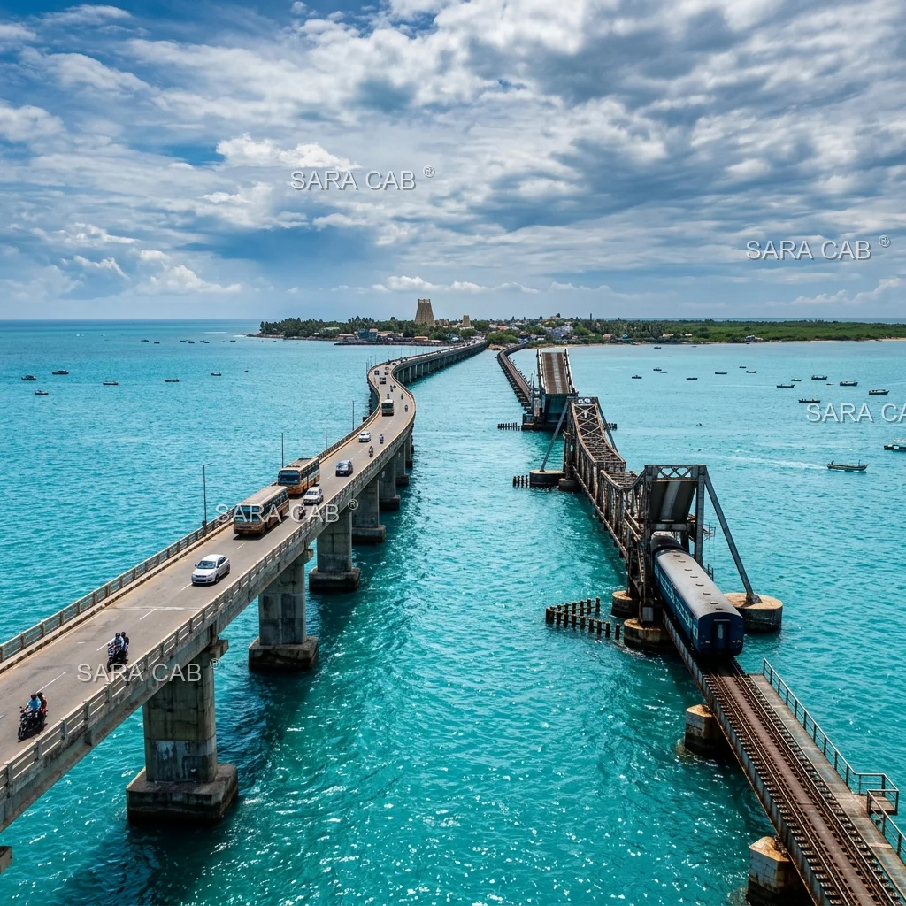 Mysore to Rameshwaram Pamban Bridge